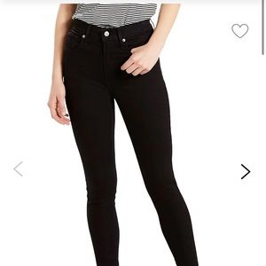 Levi’s Mile High Super Skinny jeans black - size 29
